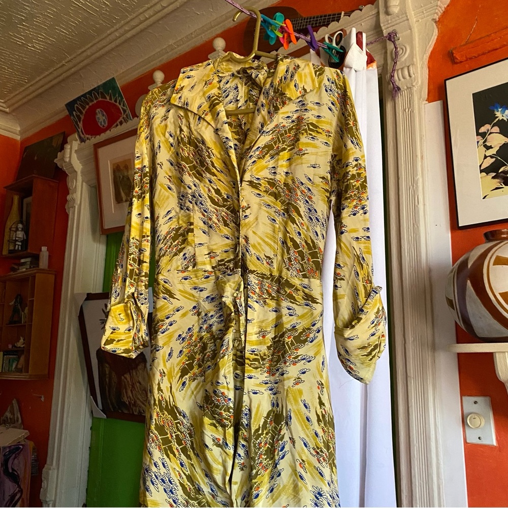 Floral vintage dress